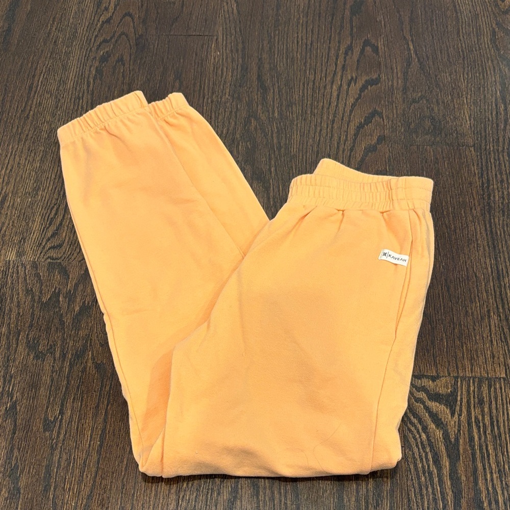 Kaveah Kids Peach Sweatpants Size Medium